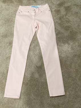 J. McLaughlin Lexi Solid Women's Cotton Blend Trousers in Soft Petal Pink